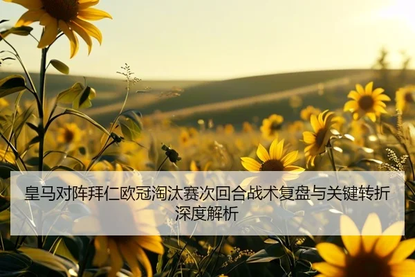 皇马对阵拜仁欧冠淘汰赛次回合战术复盘与关键转折深度解析